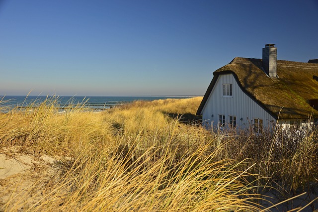 Maison, Chaumière, Dune