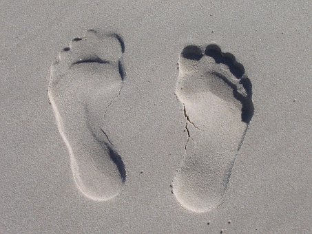 Sand, Imprint, Feet, Sole, Toes